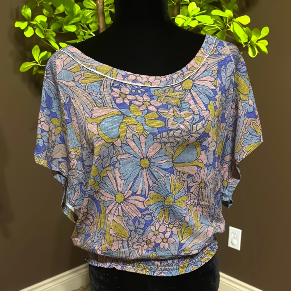 Anthropologie Floral Print Women's Top